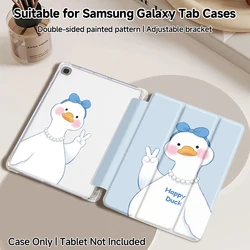 Tri - Fold Double - Sided Painted Tablet Case - Tab A7 10.4inch (MULTI)