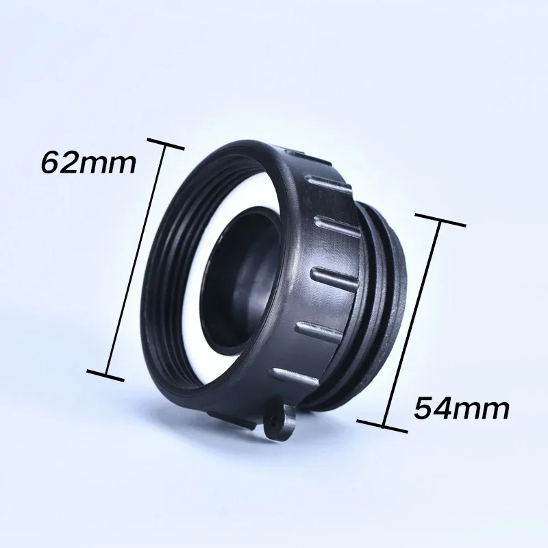 

Thicken Plastic IBC Tank Fittings 62mm Fine Teeth to 54mm Coarse Teeth Thread for Garden Water Connector High Quality
