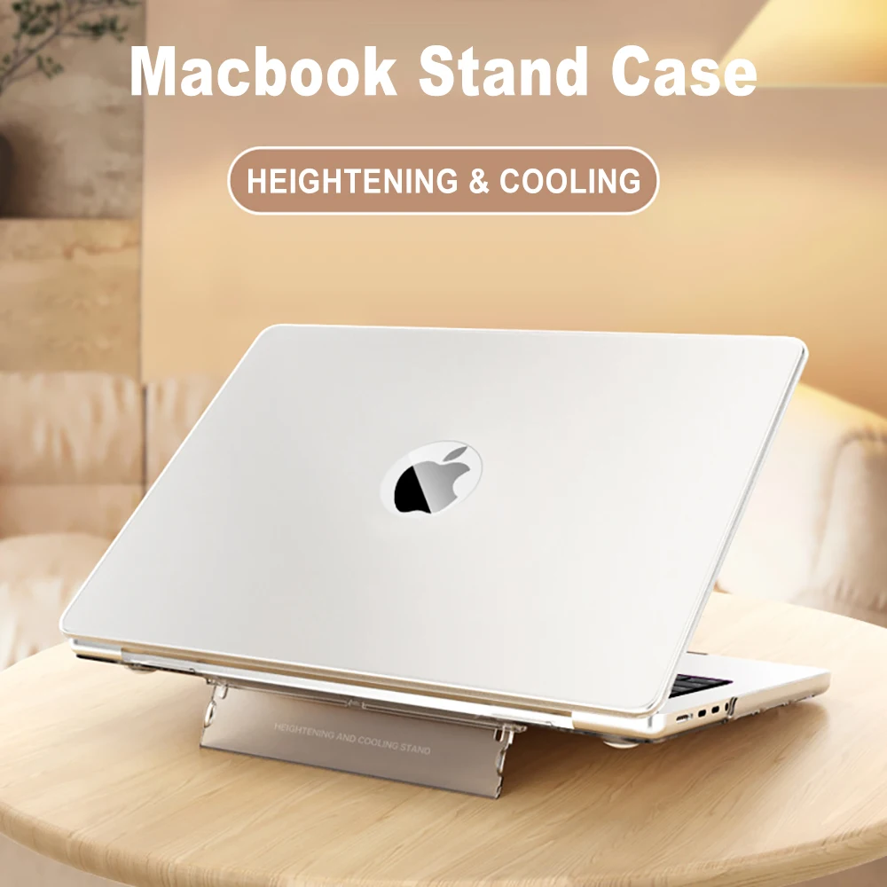 Stand Laptop Case For Macbook Air 13 Case M4 M3 M5 Pro 14 16 M1 M2