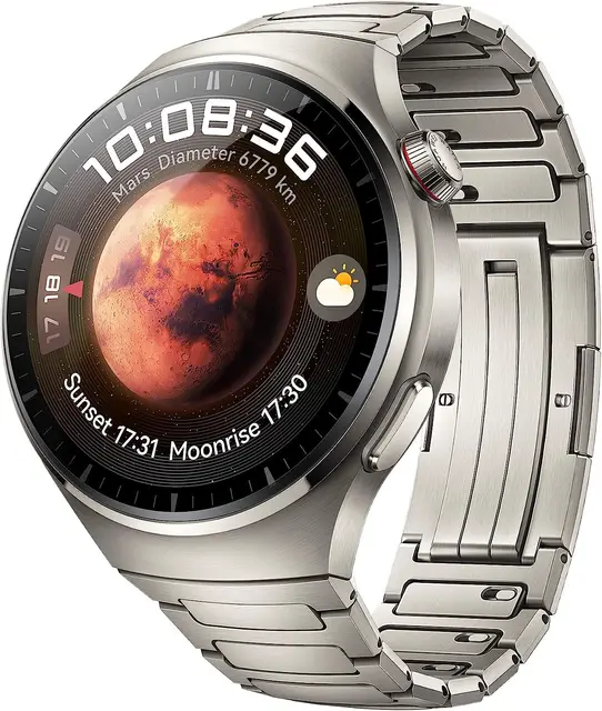 HUAWEI Watch 4 Pro,チタンケース,サファイアクリスタルダイヤル,携帯  