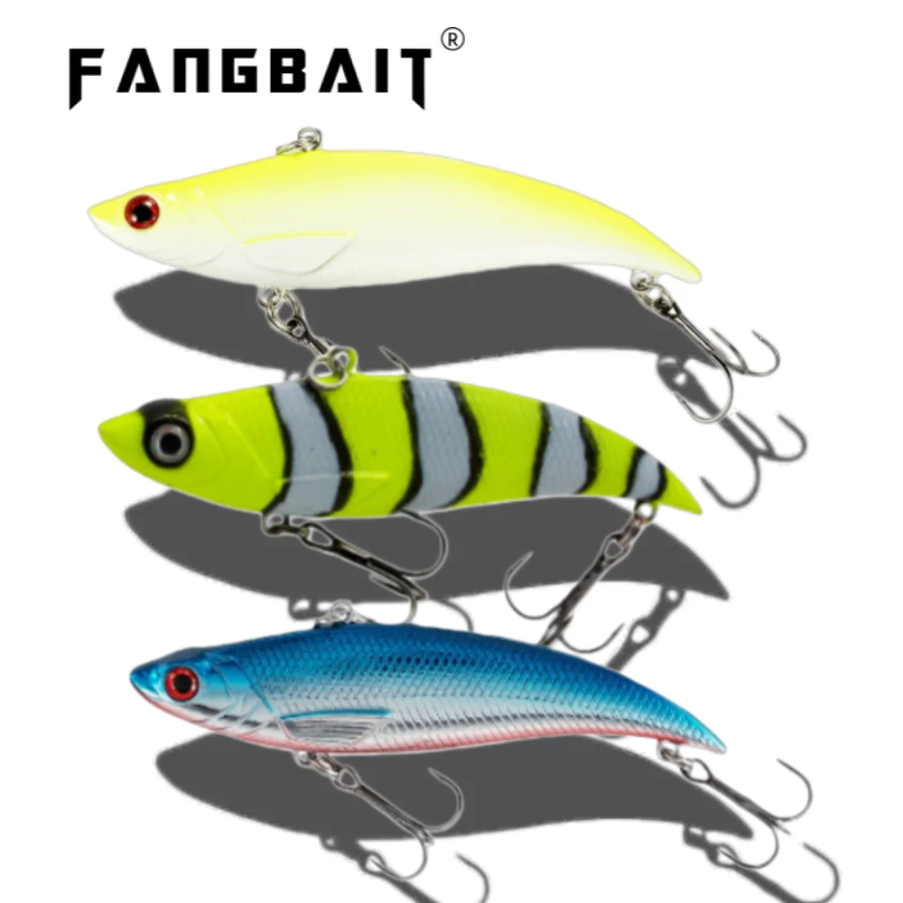 1 Stück Sinkender Künstlicher VIB Wobbler Angelköder Rattlin Vika 90S Vibration Winter Pesca Köder 90mm 18g für Kabeljau Musky Stripers