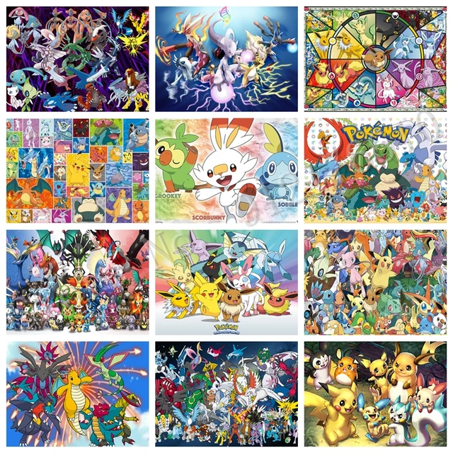 Pikachu quebra-cabeças 1000 peças de madeira quebra-cabeça jogos pokemon montagem  quebra-cabeças brinquedos crianças jogos educativos brinquedo - AliExpress