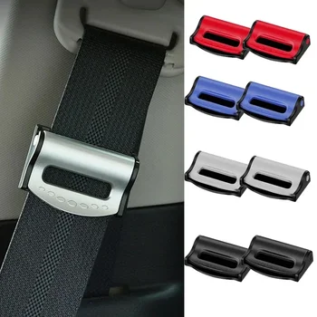 2/4PCs car safety seat belt buckle clip seatbelt stopper adjuster clip to relax shoulder neck car strap clips car accessories