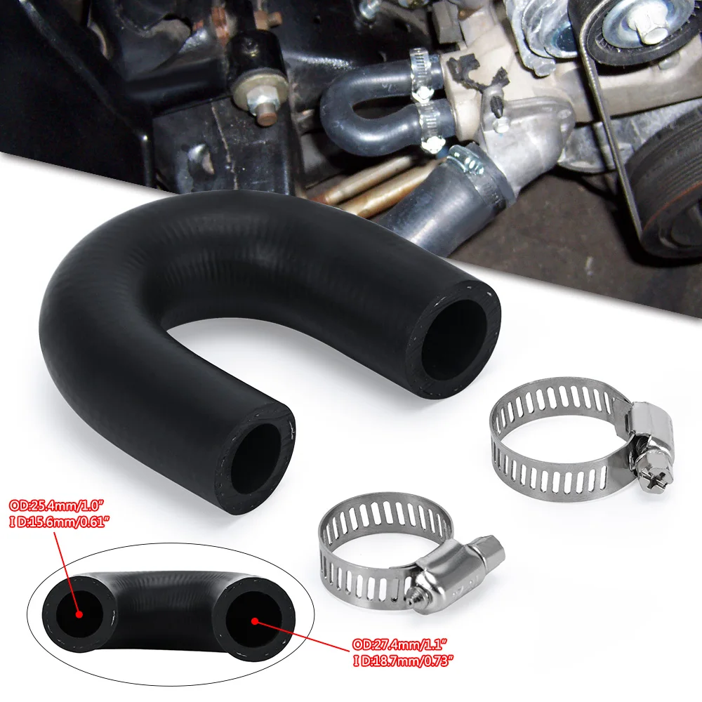 Heater Core Bypass Hose Coolant Crossover For 98-up GM Chevy Pontiac GEN 3 4 5 LSX LS1 LS2 LS3 LS6 LS7 LM7 LT1 LT4 LQ4 LQ9 heater core bypass hose