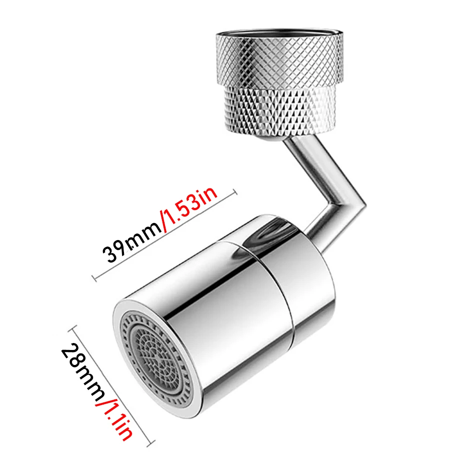 720°Universal Kitchen Faucet Anti-splash Aerator Bathroom Tap Rotatable Faucet Sprayer Saving Water Tap Nozzle Extender Adapter images - 6