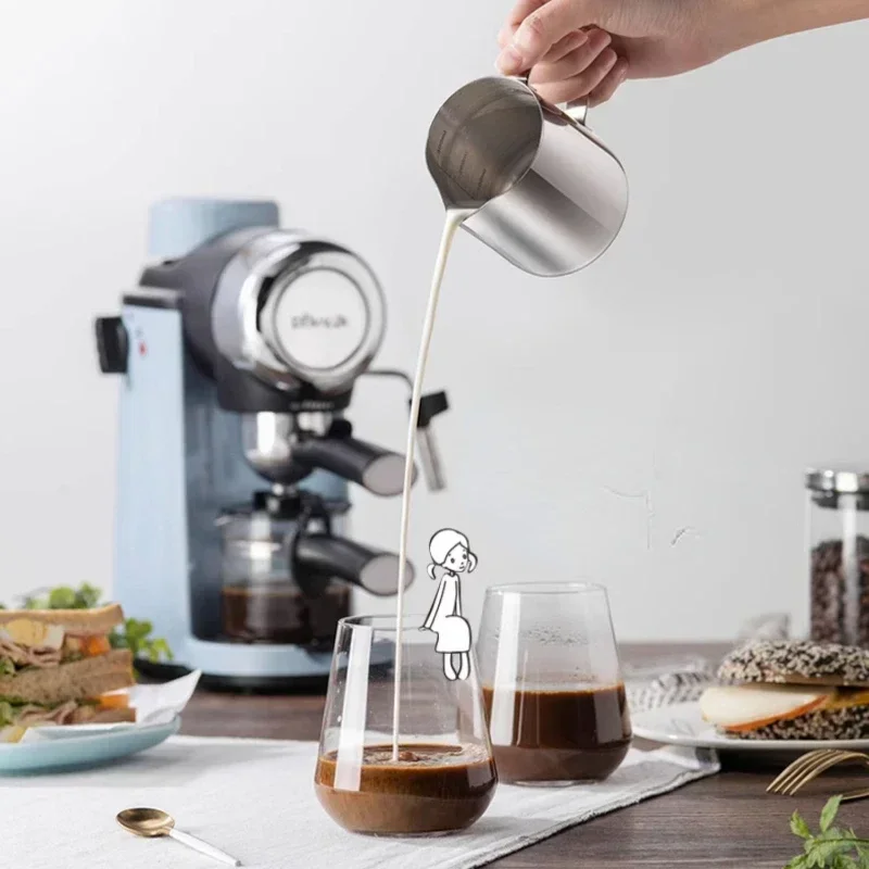 ماكينة القهوة الإيطالية المنزلية الصغيرة شبه الأوت...