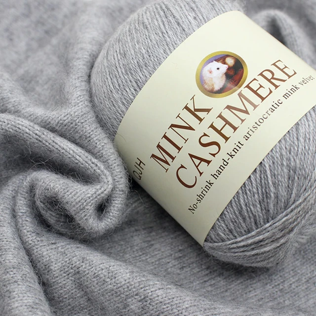 Best Quality Mink Wool Yarn Mongolian Soft Cashmere Yarns Hand