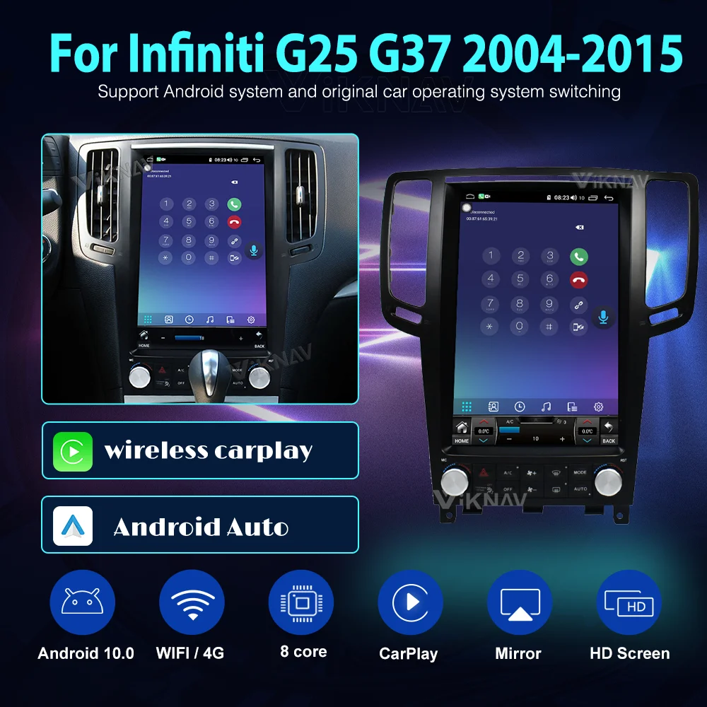 Android10 Carplay Radio For Infiniti G25 G37 20042015 Original Car