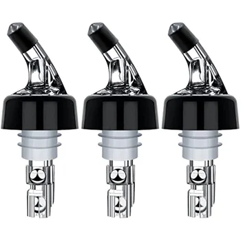 Automatic Measured Bottle Pourer - Pack of 3, 20ml 30ml 40ml  Quick Shot Spirit Measure Pourer Drinks Wine Cocktail Dispenser