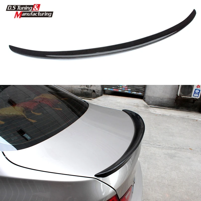 

Rear Trunk Spoiler For BMW 5 Series F10 F11 2010-2016 4-Door Sedan Real Carbon Fiber Car Styling Back Boot Lid Lip Wing Decktail