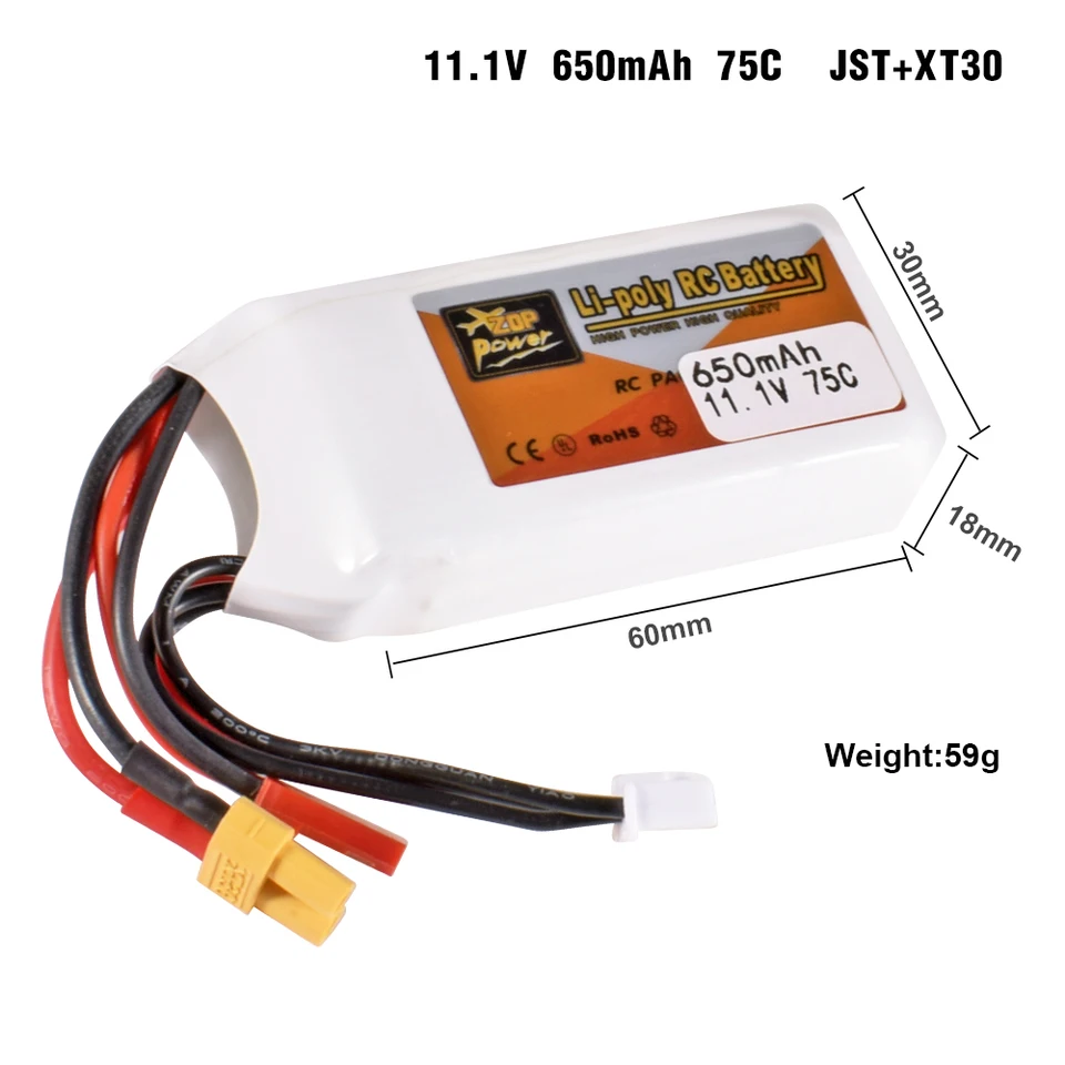 7.4V 2000mAh 2S Lipo batteria 35C con XT60 spina con cavo di ricarica USB per RC auto camion RC barca RC Quadcopter FPV Drone Batteria