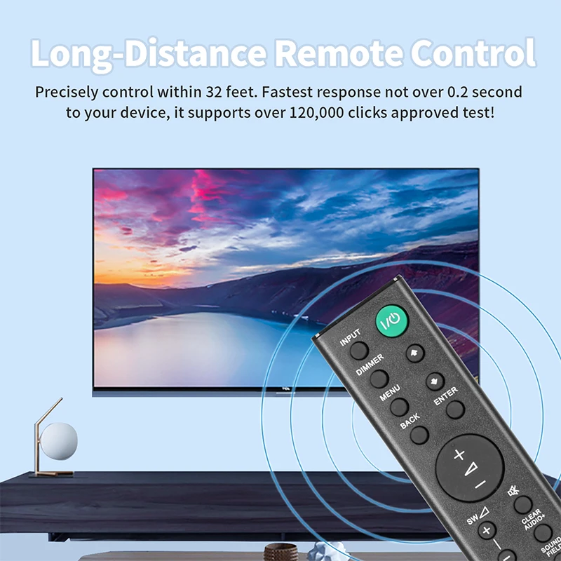 ソニーのサウンドバーシステム用のリモートコントロール,RMT-AH101U