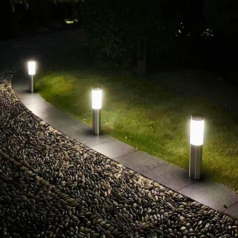 Description Picture 6 of itemSolar Stainless Steel Garden Lights Waterproof Path Light Outdoor Landscape Lamp for Pathway Patio Yard Lawn Decoration