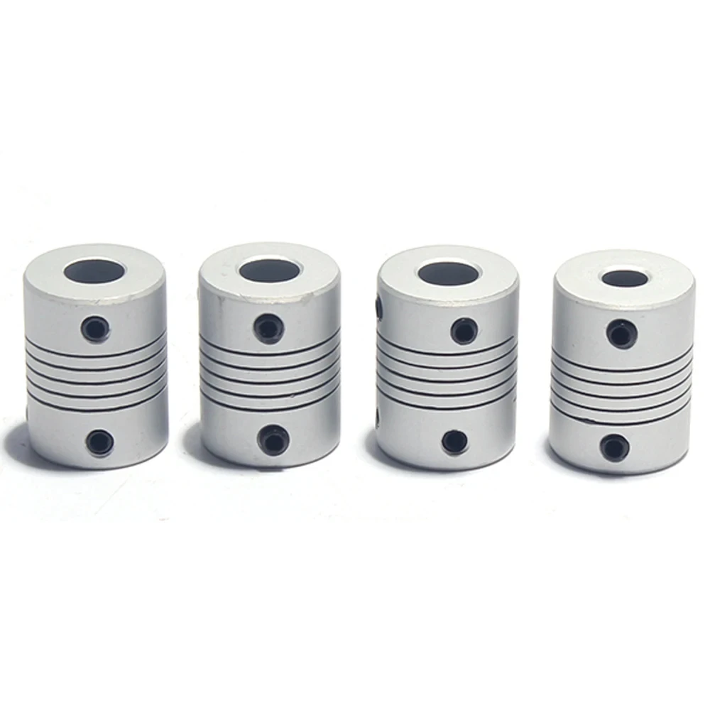 D19L25 Aluminium CNC Stepper Motor Flexible Jaw Shaft Coupling 3mm 4mm 5mm 6mm 6.35mm 8mm 10mm Encoders Engraving Machine shaft coupler flexible coupling shaft connector rigid shaft coupler