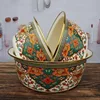 Multi-Size Handcrafted Enamel Cookware with Stainless Steel Rim All-Stovetop Compatible & Healthy for Family Cooking Bowls Plate 4