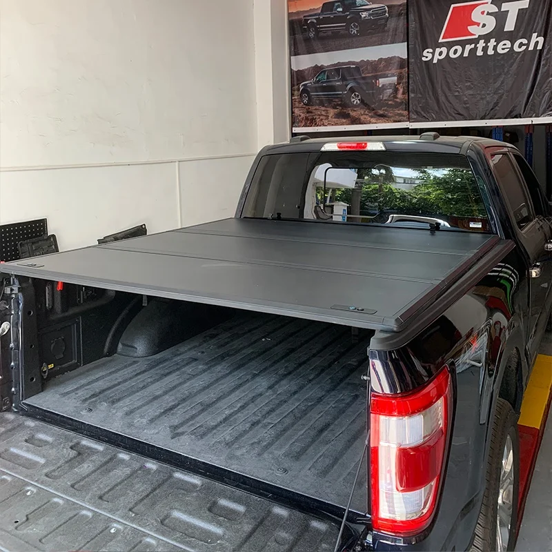 Hard Tri-folding Pickup Truck  Roller Lid Bed Covers For F150 Ranger Ram chevy silverado 1500