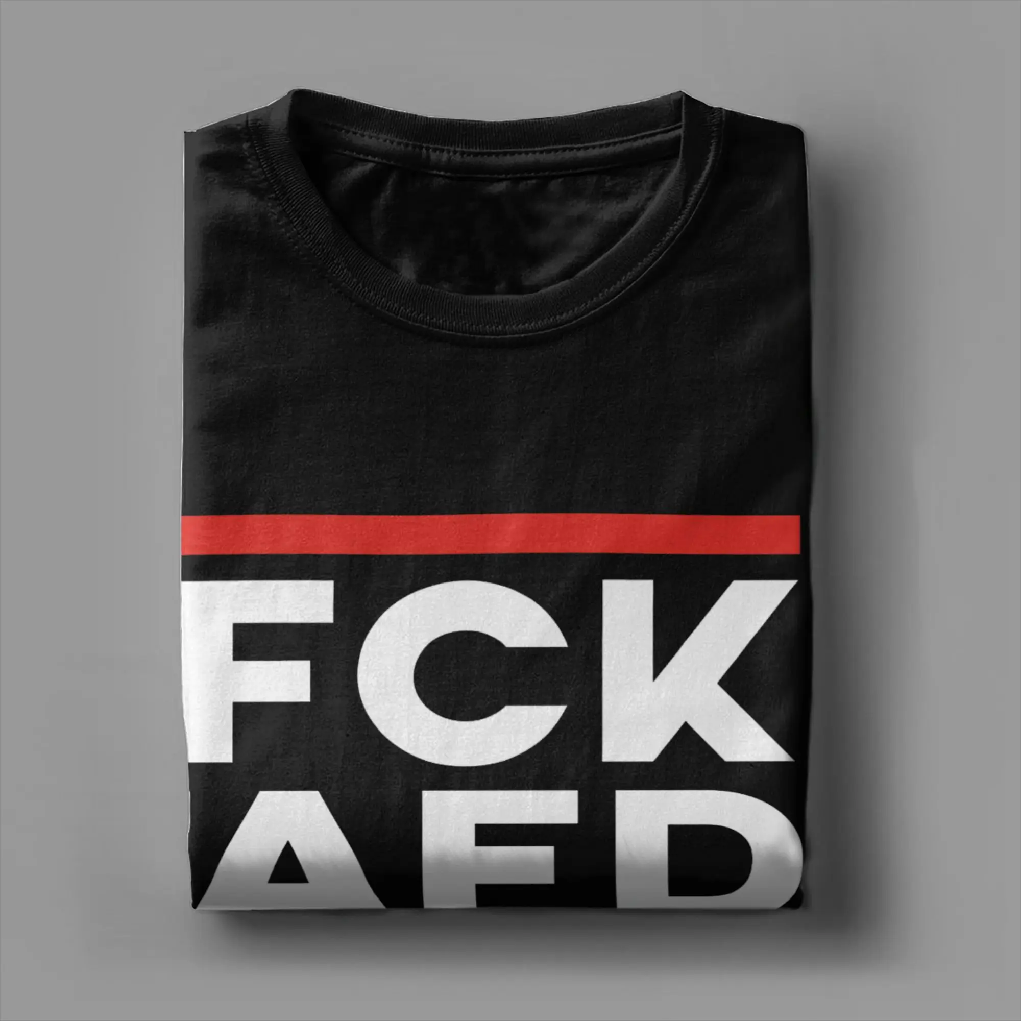 FCK AFD Anti AfD T-Shirt aus 100 Baumwolle für Herren, Strand-Vintage-T-Shirts, O-Ausschnitt, Harajuku-T-Shirts, Übergröße, bedruckte Kleidung