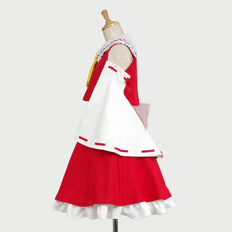Anime Touhou Hakurei Reimu Dress Cosplay Costume Custom made