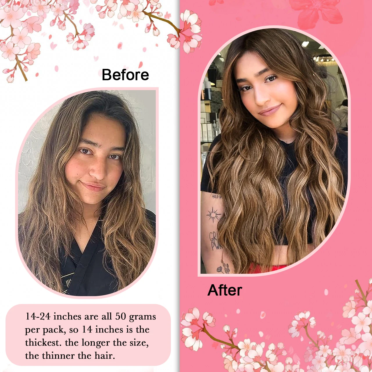 Remy Micro Loop Human Hair Extensions #4/613 Micro Beads Hair Extensions Ombre Brown with Blonde Ring