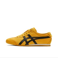 Onitsuka Tiger MEXICO 66 Skateboarding Shoes for Man and Woman, Outdoor, Lightweight Sneakers, Yellow/Black