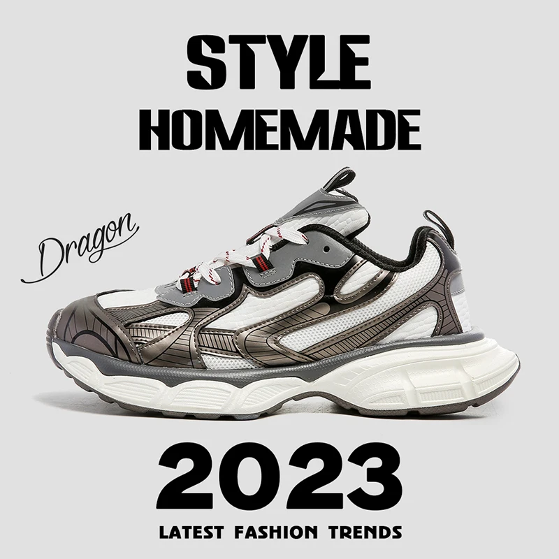 

High Quality Designer Sneakers Men Streetwear Shoes Breathable Casual Sports Shoes Male Running Sneakers Platform Trainers Men
