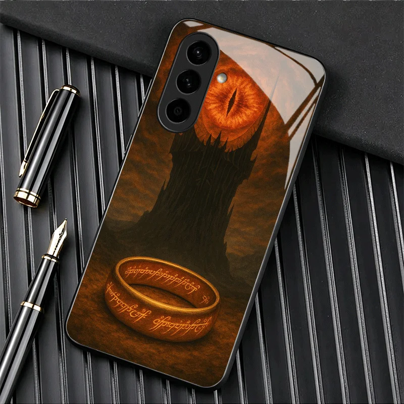 Elegant Lord of the Rings Glass Phone Case