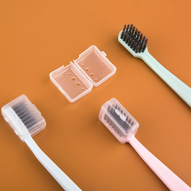 10pcs Toothbrush Head Covers Case Cap Portable Travel Hike Camping Brush Protect Storage Organizer Bathroom Supplies 4
