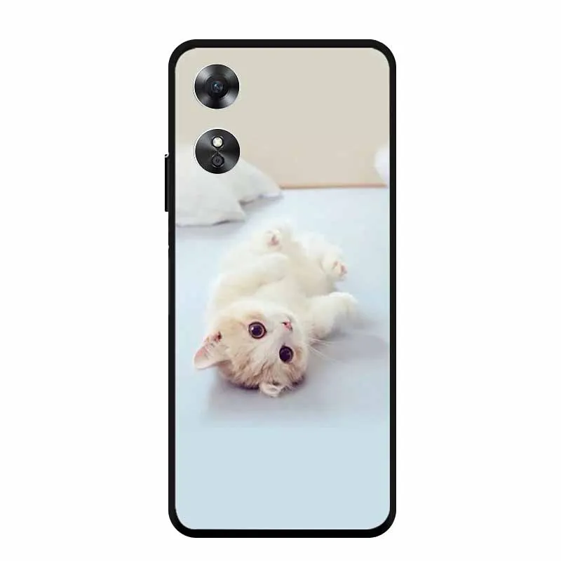 Cool Animal Design Black Edge Silicone Soft Phone Cover Case