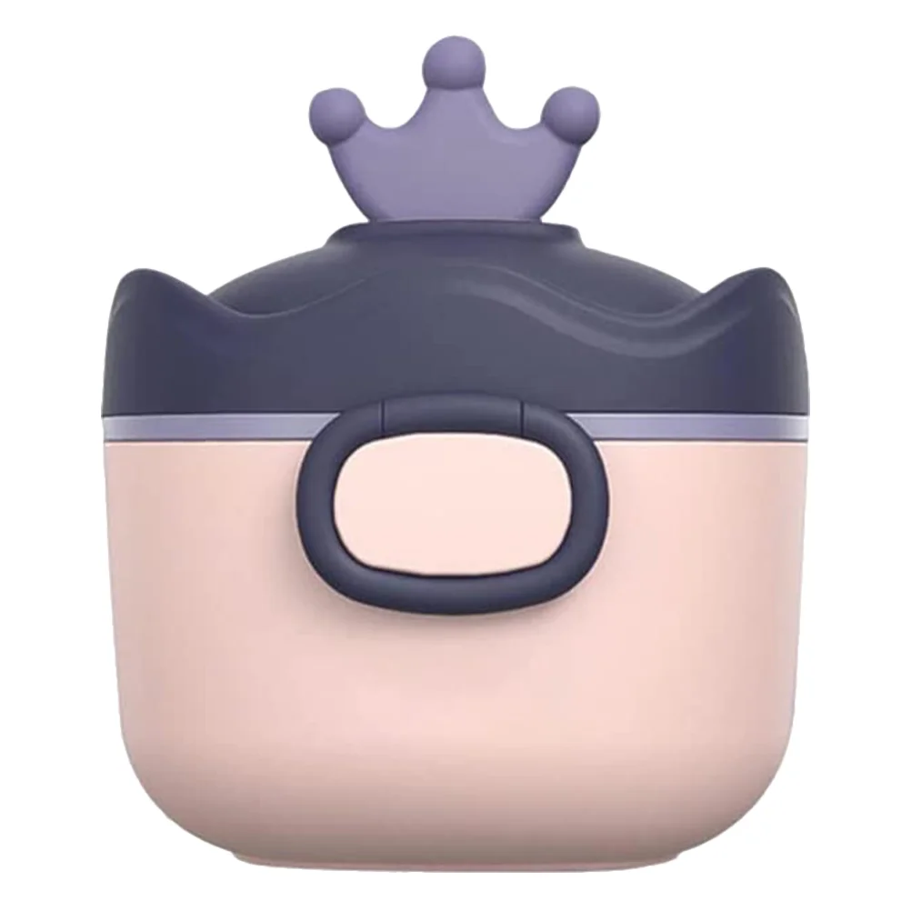

Crowns Baby Formula Dispenser Portable Milk Powder Storage Container for Travel
