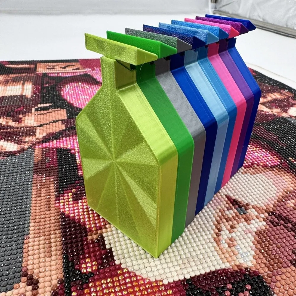 Diamond Painting Tray Embroidery Beading Plates Beads Sorting Storage Tray with T Shape Pop-up Plug DIY Craft Handmade Tools