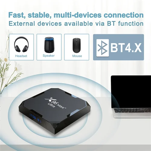 TV 박스, 안드로이드 11 X96Max Plus, 울트라 4GB, 64GB, TVBOX AV1, 8K 와이파이, BT 4.0 스트리밍 플레이어, IPTV 셋톱 박스, S905X4 3