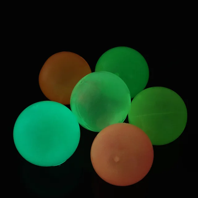 Luminous Sticky Wall Ball Toys Sticky Wall Ball Suction Wall Glowing Toy Ball Children Adult Decompression Wall Ball Toy 2
