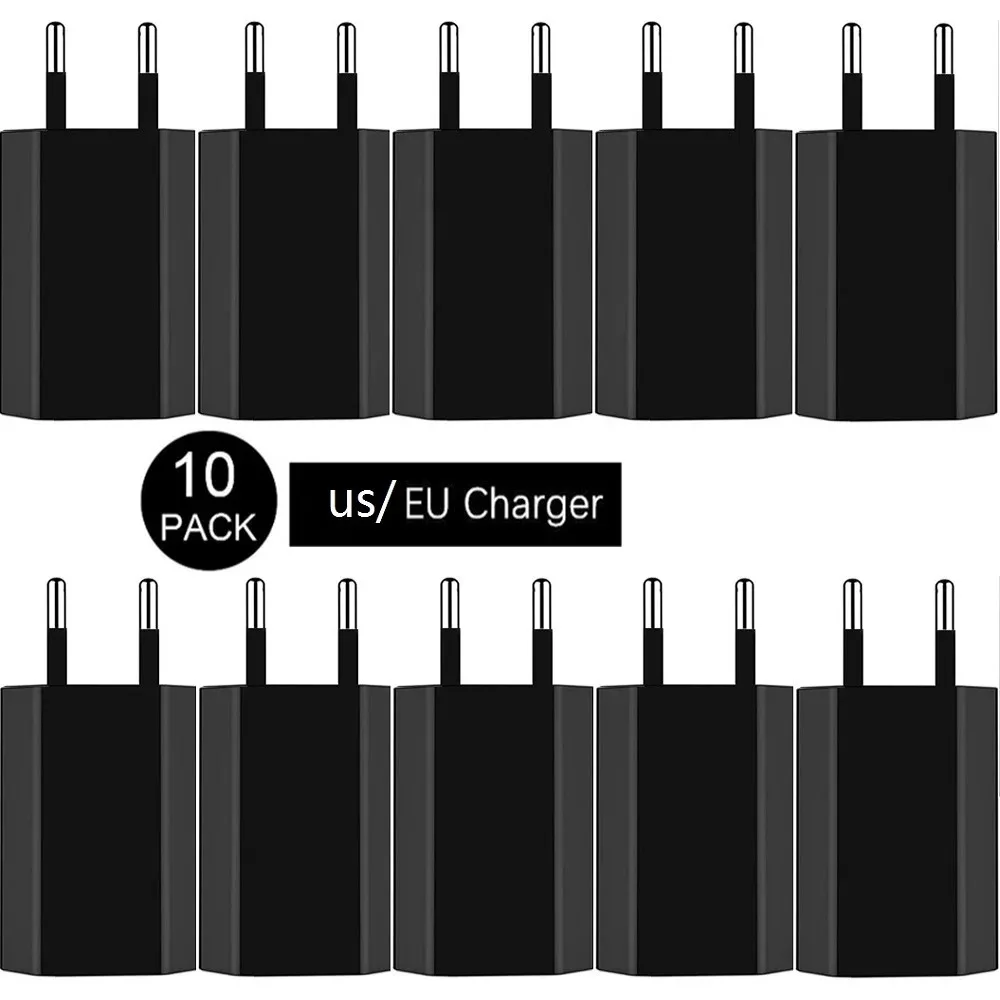 20pcs EU/US Plug USB Wall Charger Quick Charge Phone Adapter for iPhone 12 13 14 Pro Max Portable Mobile Charger Fast charger adapter battery charger power supply adapter fast charger battery charger adapter