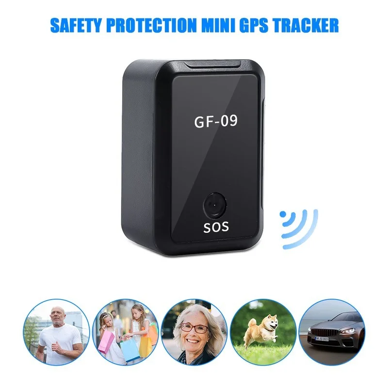 GF09 Mini GPS Pet Tracker Car Locator Real Time Tracking Location