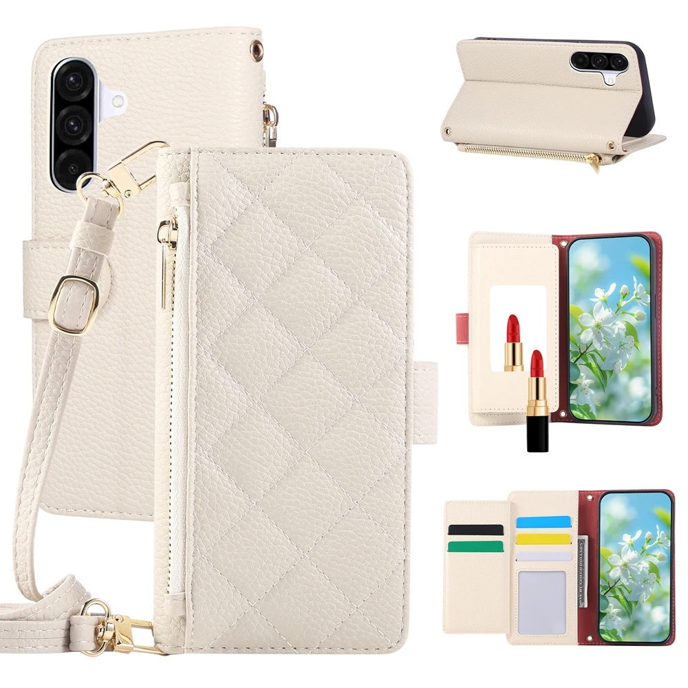 Stylish Crossbody Wallet Phone Case with Detachable Strap