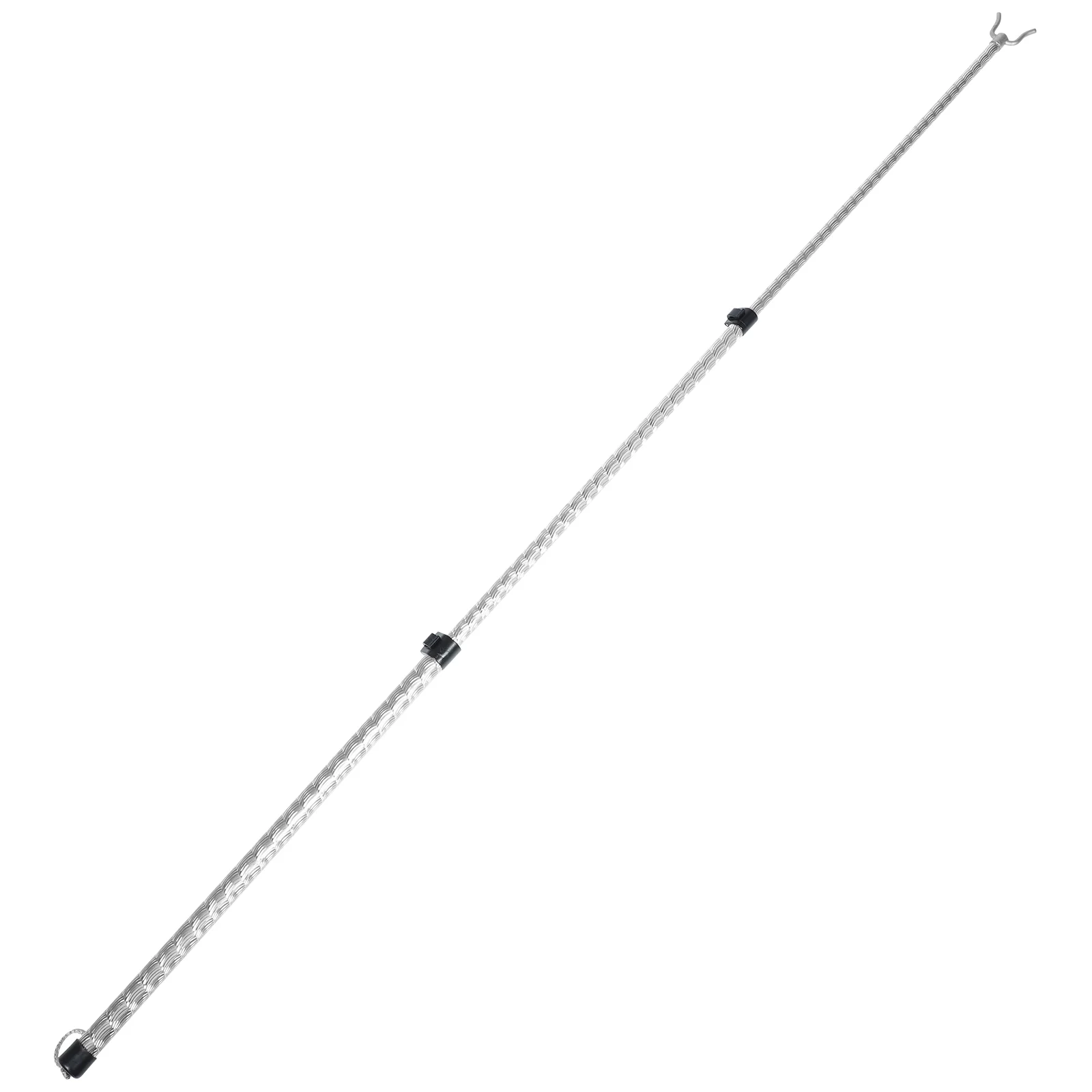 

Long Reach Pole Hook Aluminium Alloy Telescopic Closet Reacher Extending Clothes Poles Fork Stick Home Wardrobe 128Cm