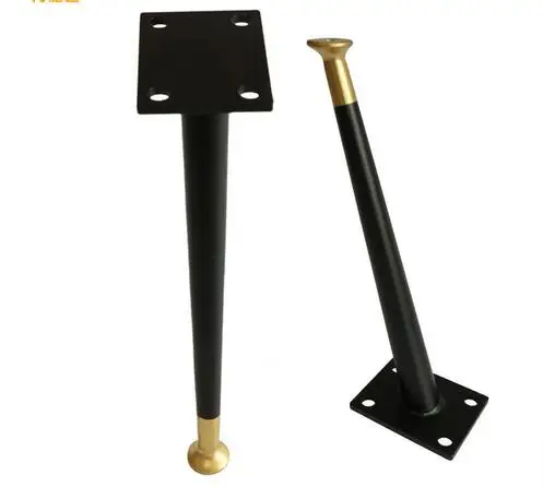 Iron beveled sofa legs coffee table hardware accessories