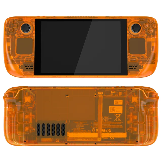 eXtremeRate Carcasa Compatible con Steam Deck LCD Accesorios Placa de  Repuesto Cubierta Funda Case con Botones para Steam Deck Consola NO