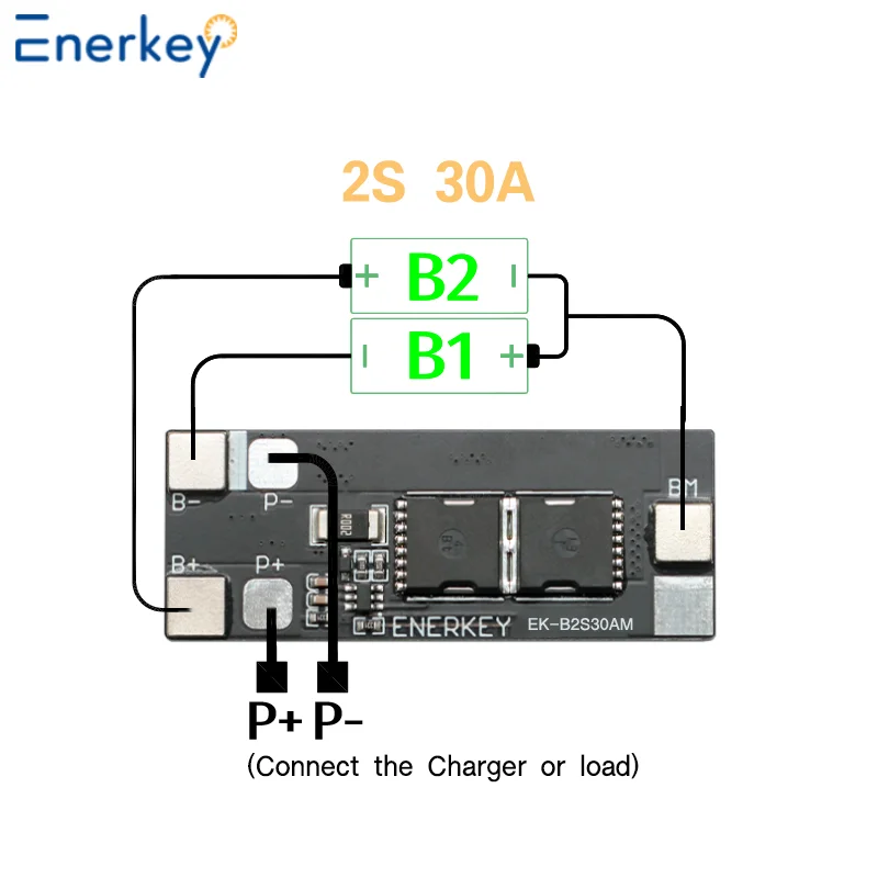 Фото Enerkey, оптовая продажа, 2S 20A 30A, защитная плата зарядного устройства литий-ионной литиевой батареи BMS №4
