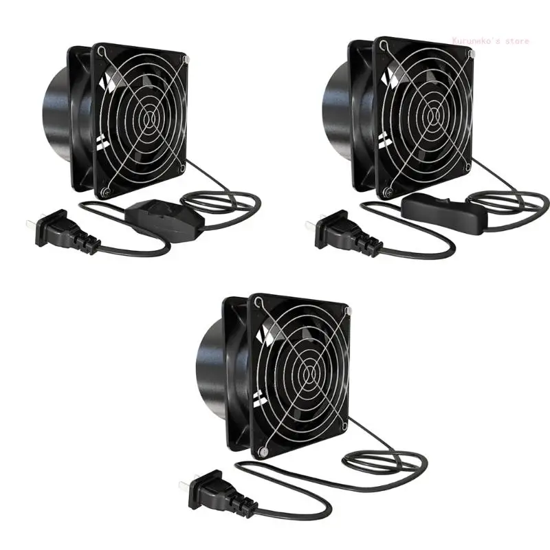 

Powerful Bathroom Exhaust Fan with Damper, Potable Window Fan, Small Fume Extractor Ventilation Fan for Shop, Smoking