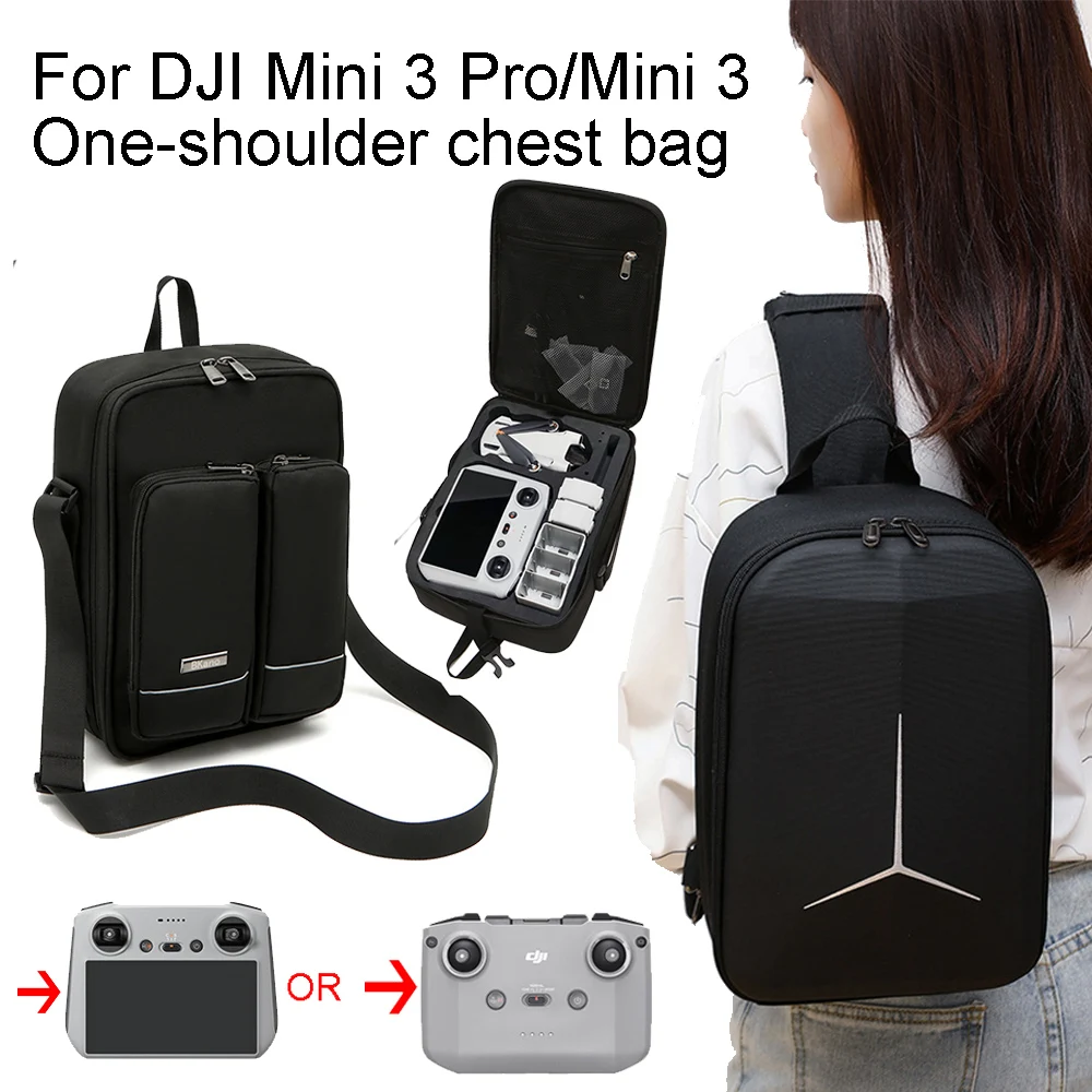 ForDJIMini3PROStorageBagPortableOneshoulderBlackDroneBag