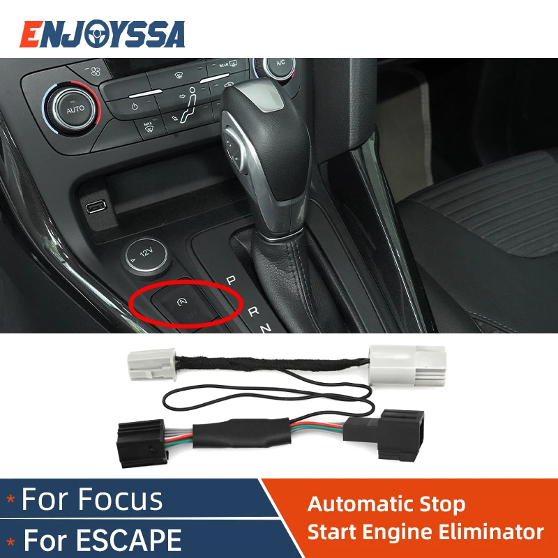 Stop Canceller Per Ford Focus New Kuga Escape Car Automatic Start Stop Engine System Off Eliminator Device Control Sensor Plug