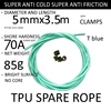 NEVERTOOLATE TPU spare rope accessories backup with clamps change rope jump rope diy anti cold low temperature winter not hard 3