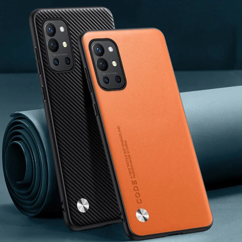 Premium Matte Luxury PU Leather Silicone Phone Case - Elegant Protective Cover