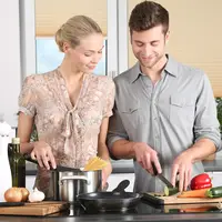 Индукционная варочная панель NOXTON с 3 конфорками, 60 см, встроенная индукционная варочная панель, электрическая варочная панель с сенсорным управлением, таймером, предохранительным замком, 5200 Вт, wi — изображение 5