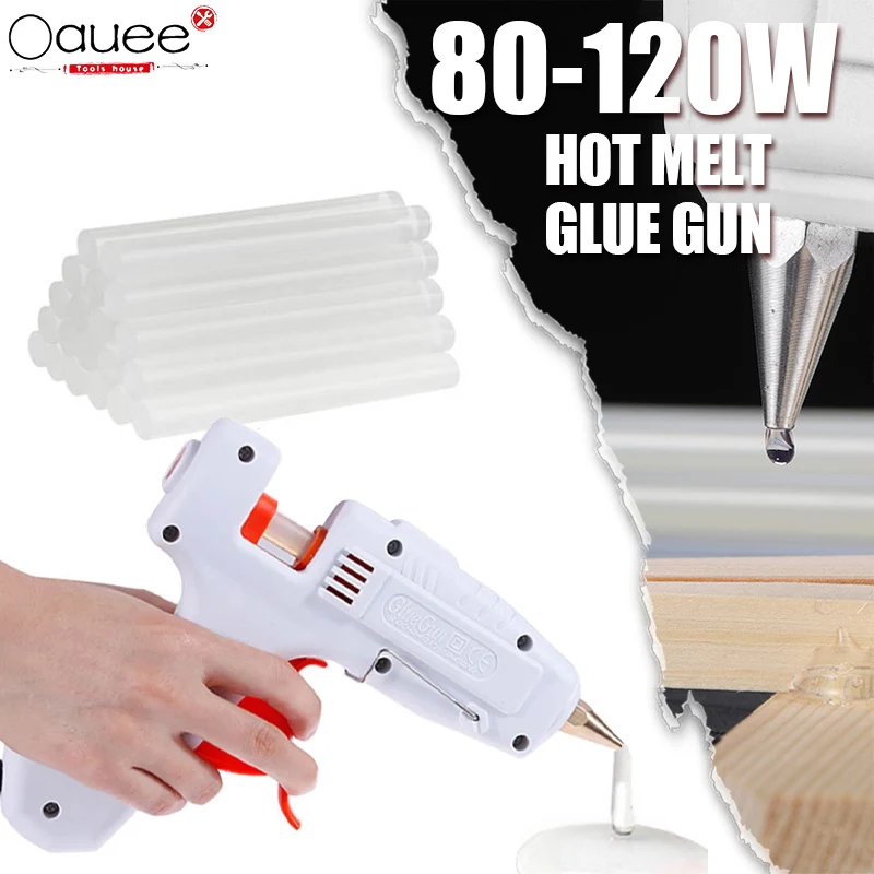 80W Hot Melt Glue Gun With 11*200MM Glue Stick DIY Mini Guns Adhesive