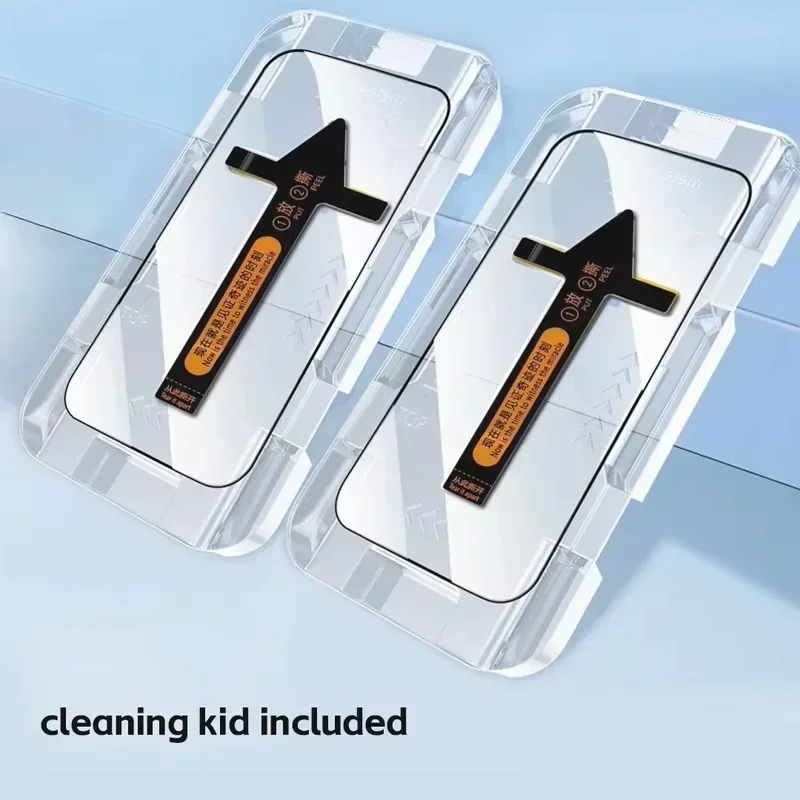 Premium Tempered Glass Screen Protector Film - 5-Pack with Easy Install & Auto-Dust Removal Kit