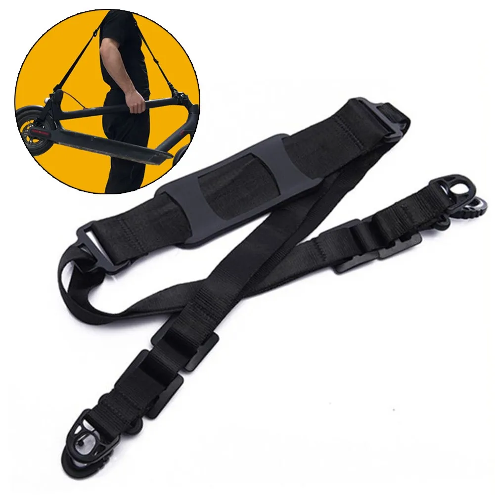 

Folding Scooter Hand Carrying Shoulder Strap Nylon Black Electric Scooter Parts Accessories For M365 Nine Bot ES1, E , ES3, ES4