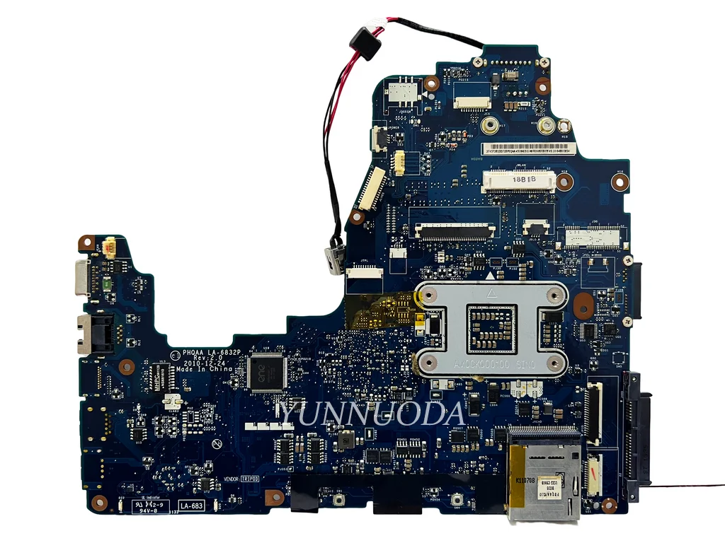 Original para Toshiba Satélite P755 P755-s5320 Portátil Placa-mãe Hm65 Phqaa La6832p Ddr3 100 Testado - Imagem 3