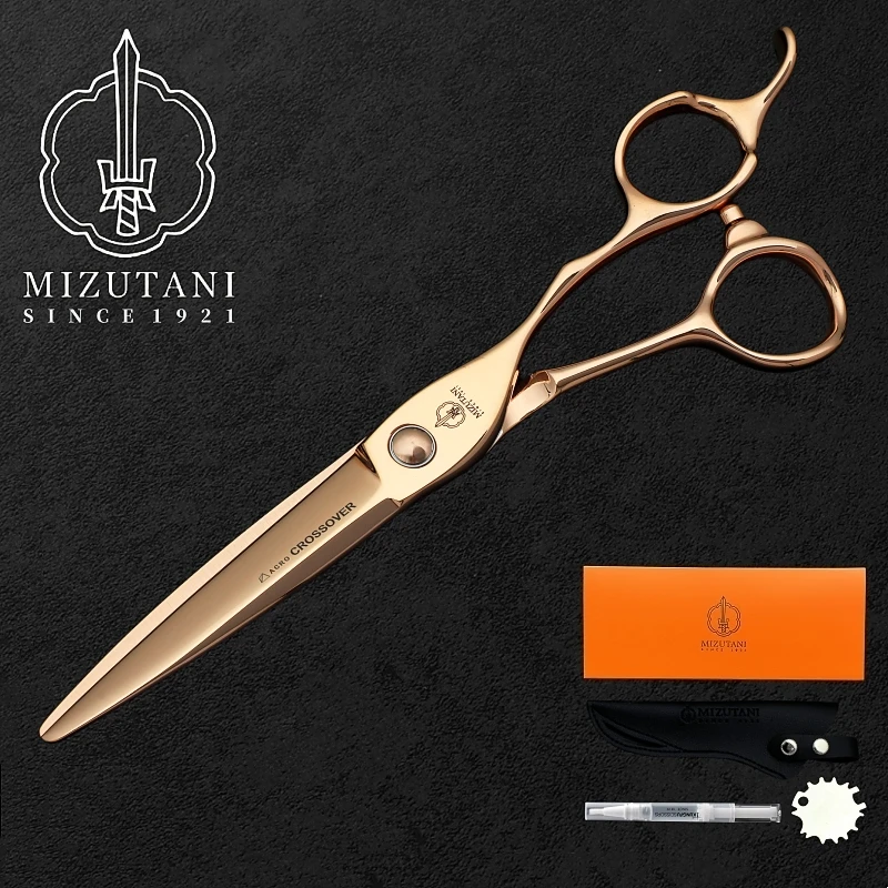 

New MIZUTANI barber Scissors 6.0/7.0 inch VG10 material Hair cutting machine professional hairdressing scissors barber tool set